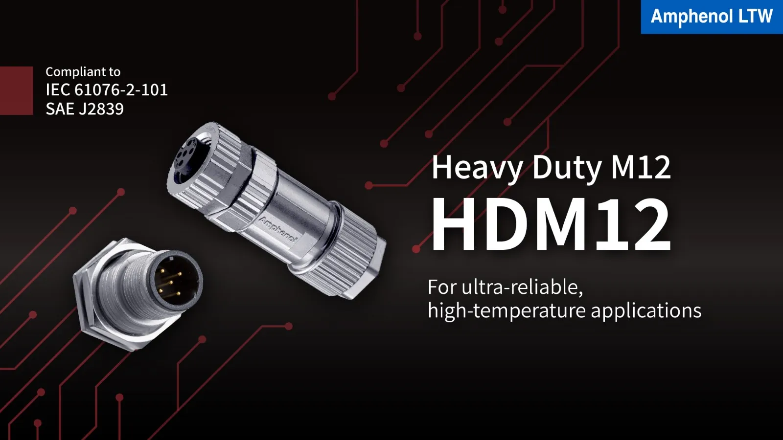 کانکتورهای M12 امفنول در شبکه‌های صنعتی